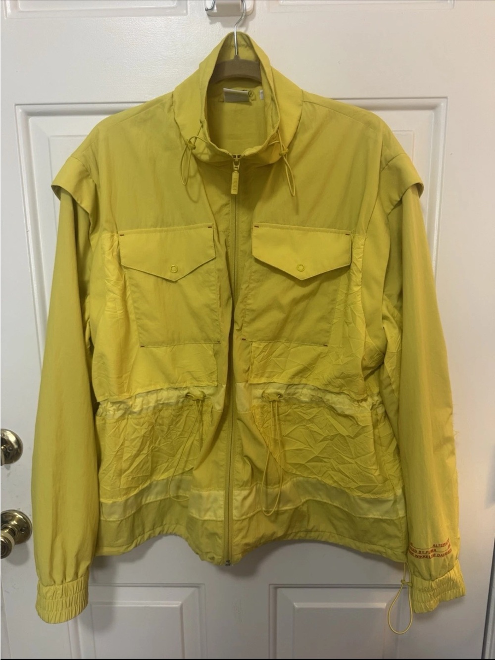 PUMA X Jannik Davidsen Alteration Jacket Yellow Celery Men Size Medium
